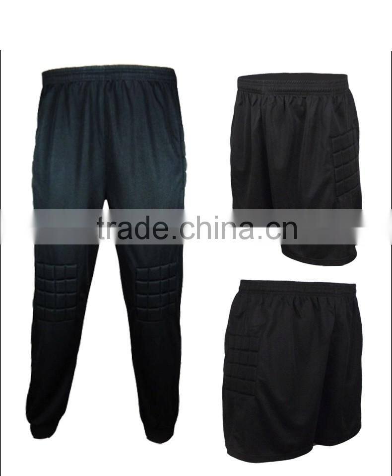 Custom high quality good sale padded red goalkeeper uniforms wholesale