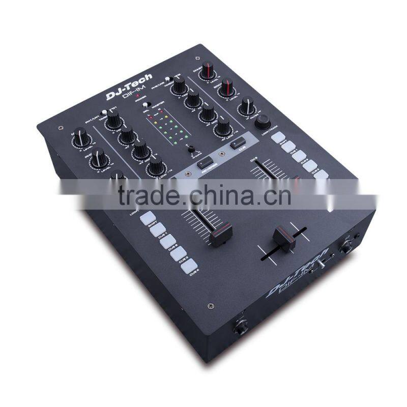 DIF-1M Highperformance- 2 channel scratch DJ mixer