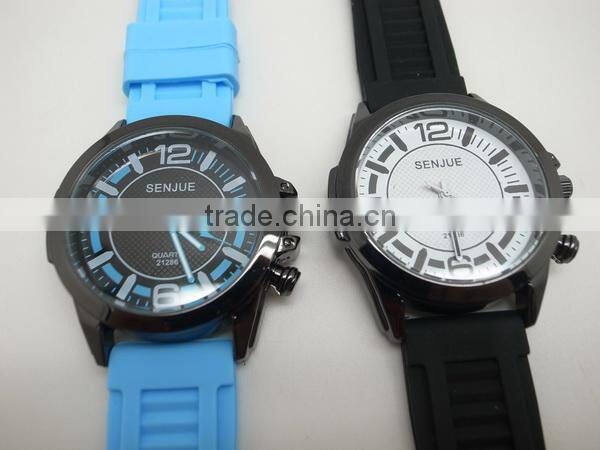 China silicone cheapest wrist watch for men