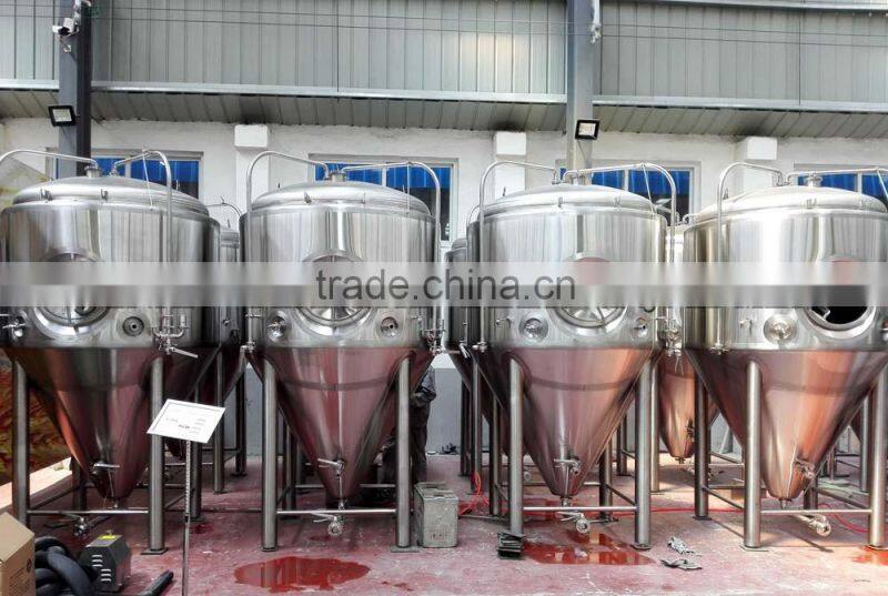 600L two layers microbrewery fermenter