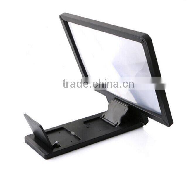 Large mobile phone LCD LED screen magnifier bracket,Enlarge stand Cellphone Magnifier,mobile phone screen magnifier