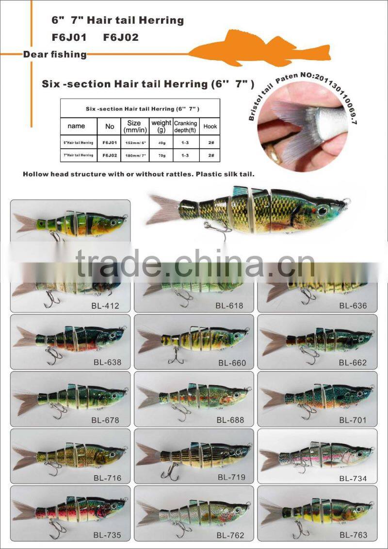 multi jointed fishing lures predator fish bait fishing lures swimbait herring