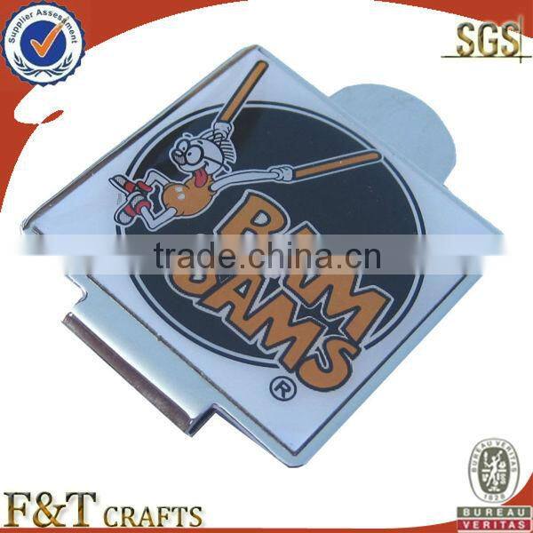 customized sport magnet golf hat clips with ball markers