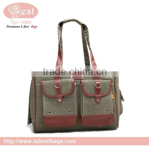 Canvas pet travel shopping bag