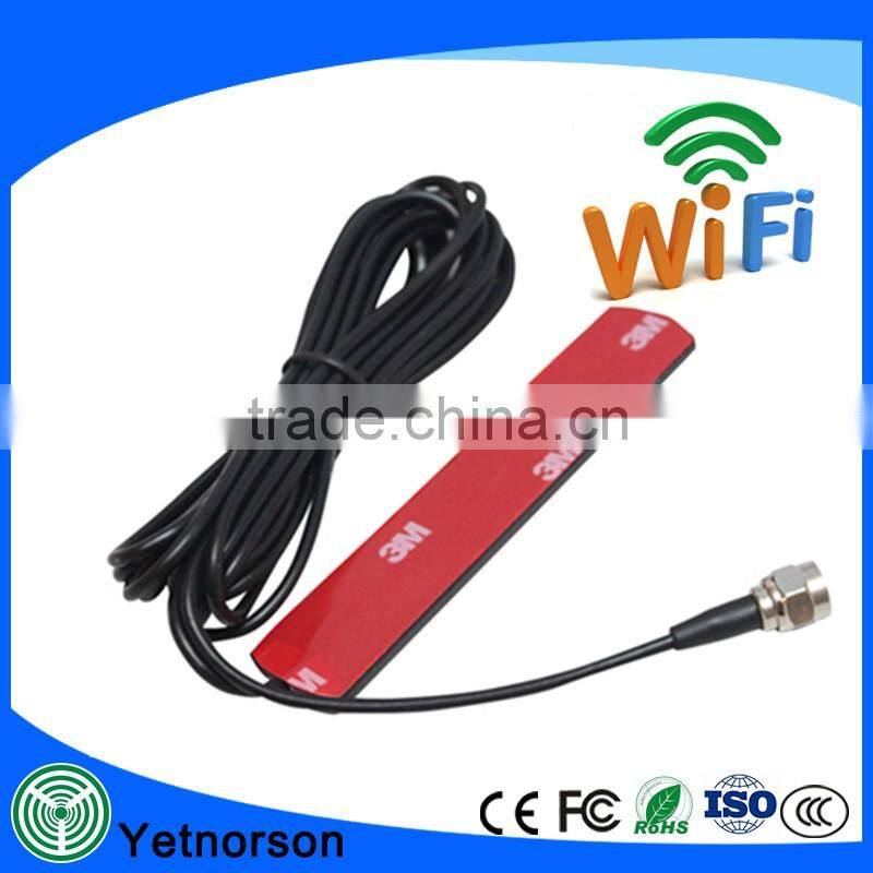 WiFi Antenna/2.4GHz Antenna/Zigbee Antenna: WiFi patch antenna, SMA male straight