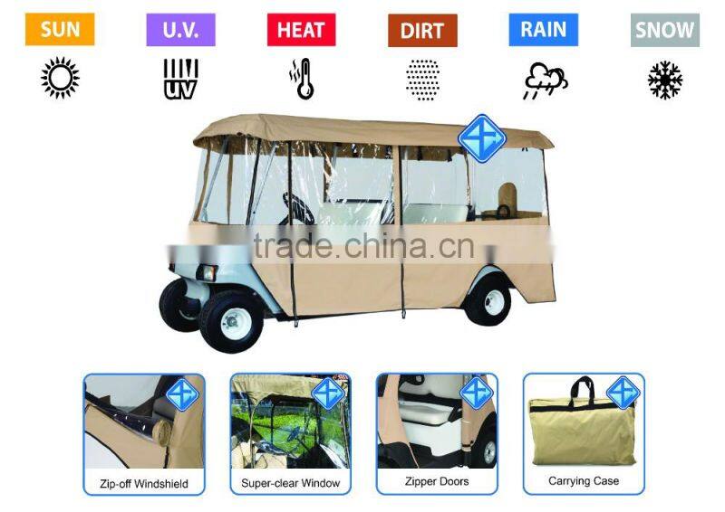 Waterproof golf buggy rain cover