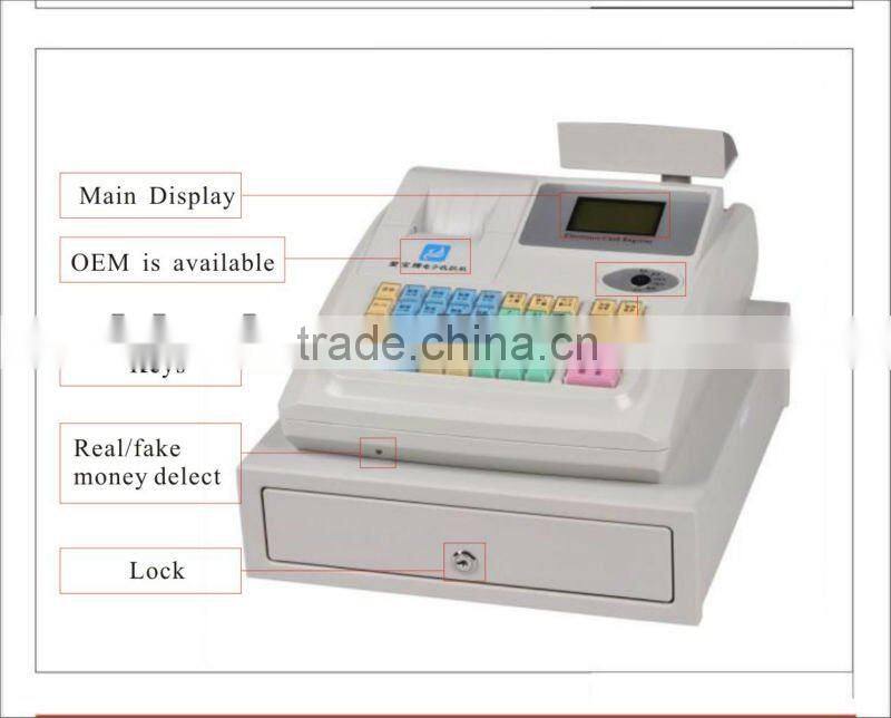 ECR electronic cash register for restaurant and stores