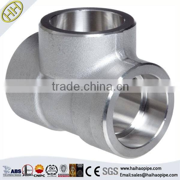 ASTM A234 WPB ASME B16.11 Seamless Carbon steel (EQUAL,REDUCING) TEE pipe fitting