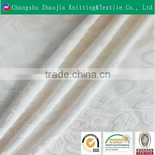Latest hot sale 100% polyester jacquard fabric curtain wholesale jacquard knitting fabric