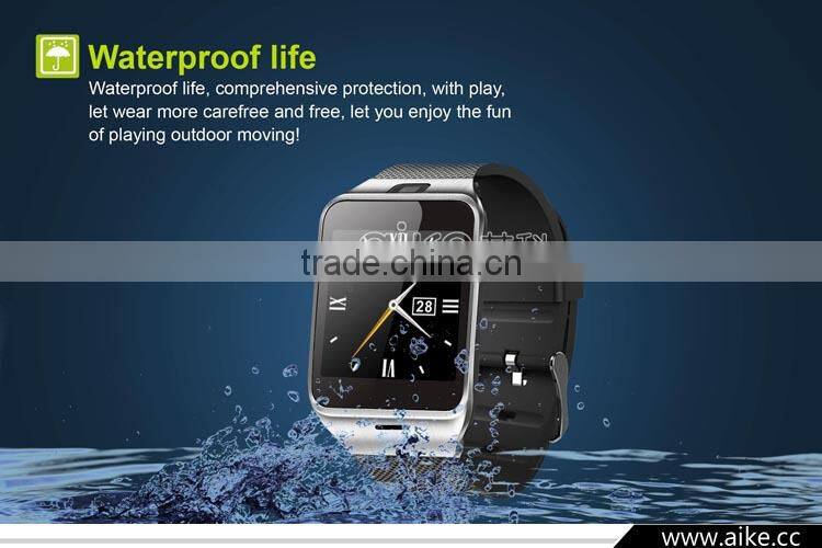 Smart bluetooth watch GV18 with NFC camera wristWatch SIM card Smartwatch for iPhone6 Samsung Android Phone watch phone