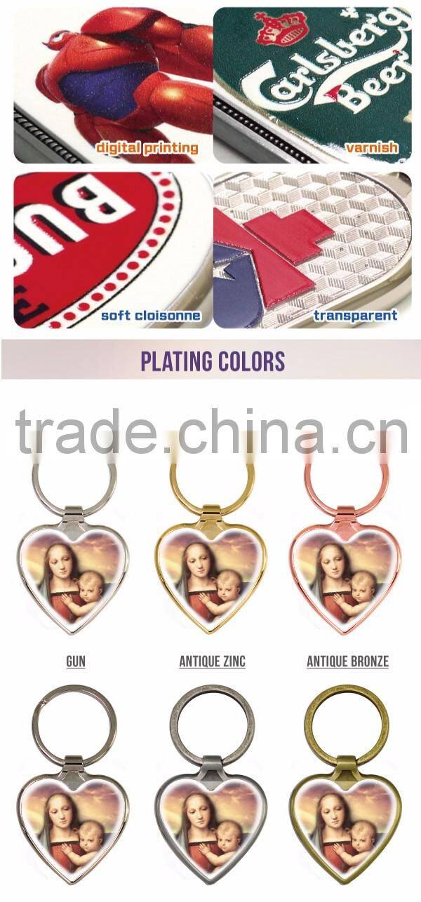 Best selling decorative Europe digital printing catholic custom key holder