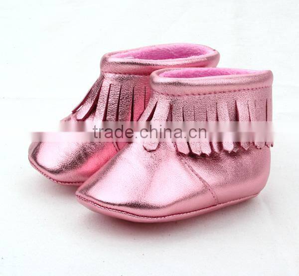 new arrival branded baby fancy silver shoes