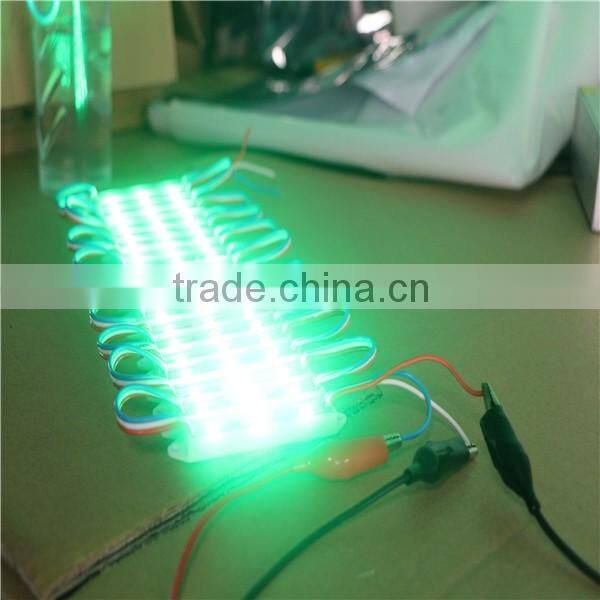 Billboard special components size 7515 high light led module, 3leds with one WS2811 ic per module, waterproof IP67