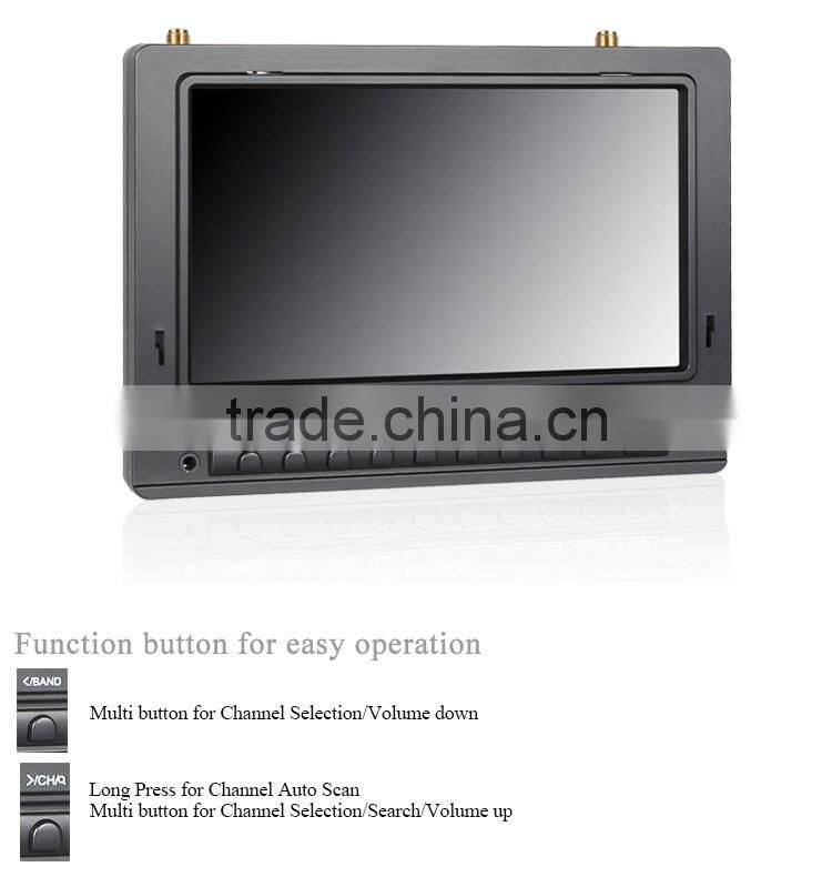 Anti reflective matte screen rc mini quadcopter 7 inch fpv monitor dvr 32ch module camera helicopter