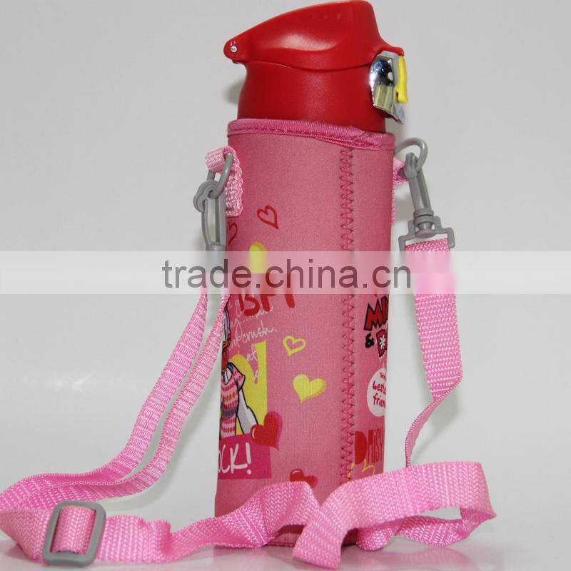 Neoprene Water Bottle Cooler And Warmer,Bottle Holder With Straps