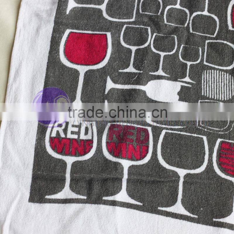 Terry cloth cotton dish towel