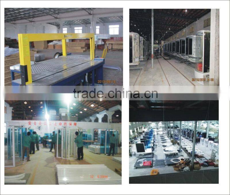 bathtub shower screen glass 1500X750X1500mm