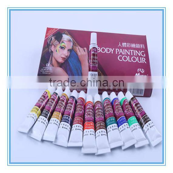 Non-toxic bright face painting