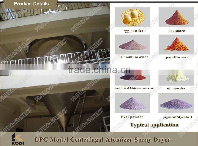 KODI LPG Model High Speed Centrifugal Ceramic Powder Spray Dryer