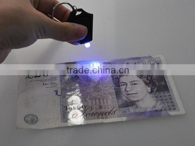 Souvenir High Quality Purple Light UV Keychain LED Flashlight Wholesale