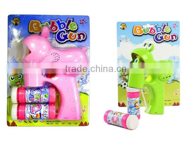 Electrical frog toy soap bubble blow with light musical outdoor toy CB1803100