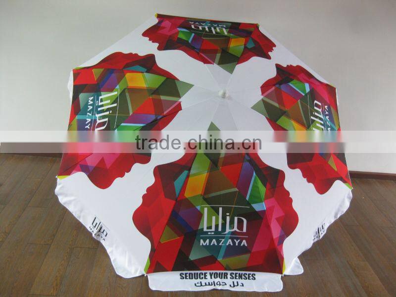 140g polyester beach umbrella,China umbrella manufacturer beach umbrella,Beach umbrella for promotion