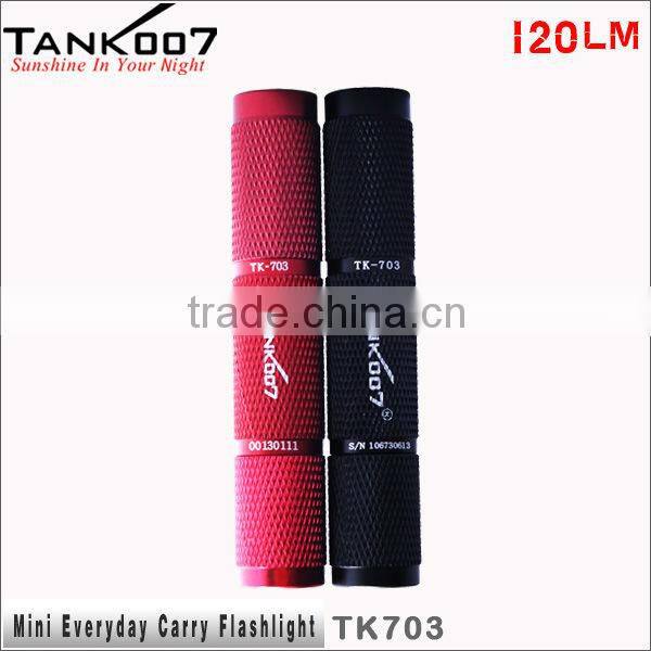 Led Keychain Flashlight AAA Battery Colorful Torch TK703