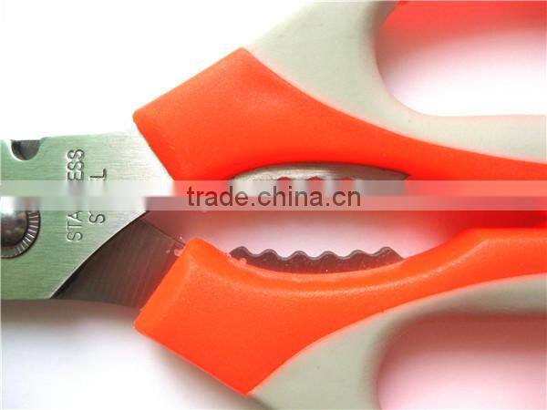 Stainless Steel soft handle Kitchen Scissors
