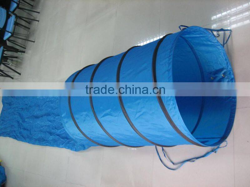 Eco-friendly Fabric dog toy tunnel for dog playing