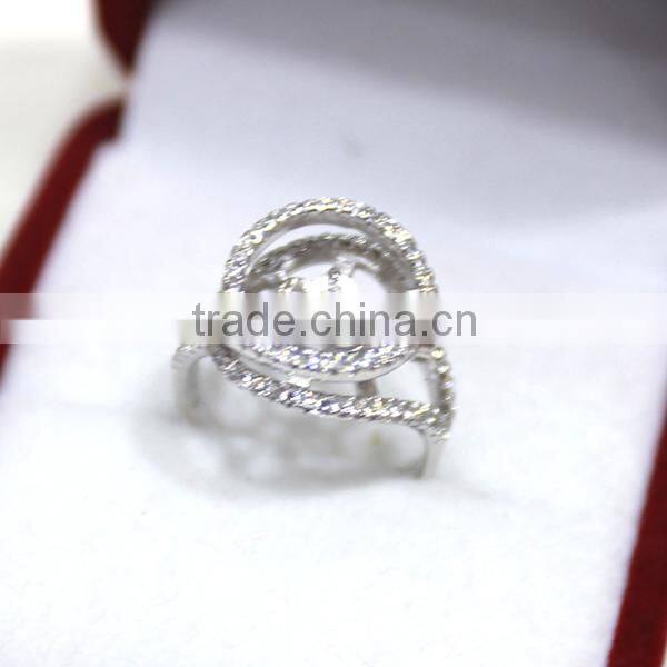 pure round pearl price natural sun pearl ring real 925 silver ring