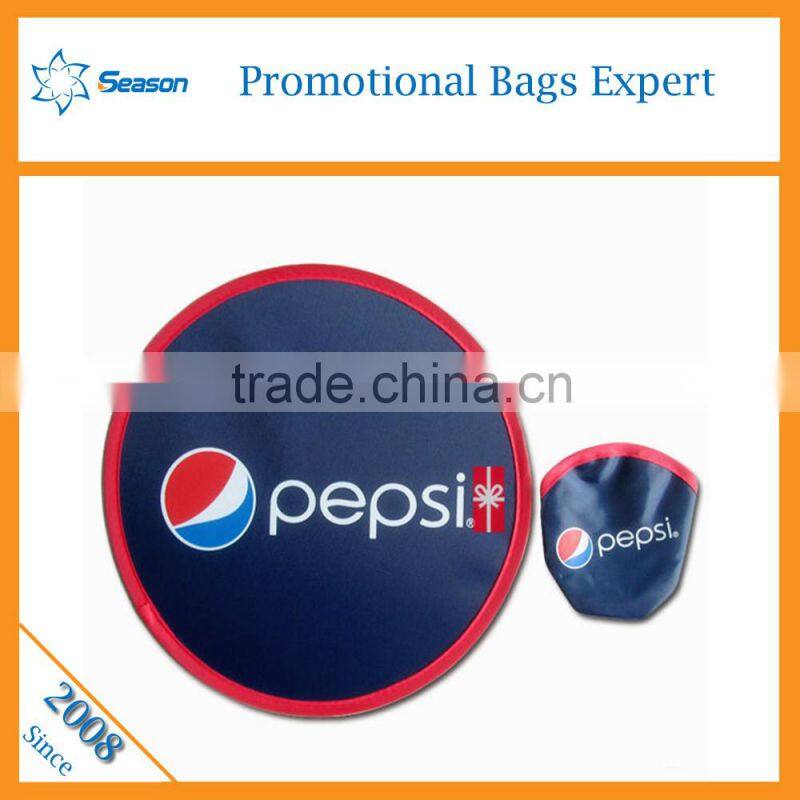 Advertising sport flying toy gift Custom design Wholesale dog o soar fodable frisbee fan