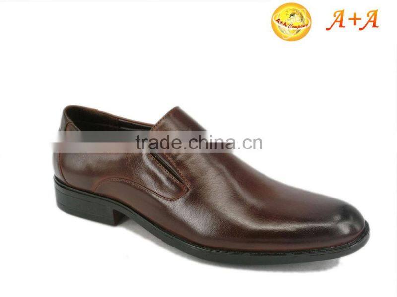 hot selling pu men dress shoes with slip-on