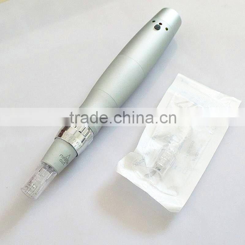 Huafu 2016! factory wholesale eyelash growth recharegeable electric stamp derma pen