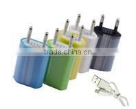 Newest design factory wholesale price double color usb wall charger