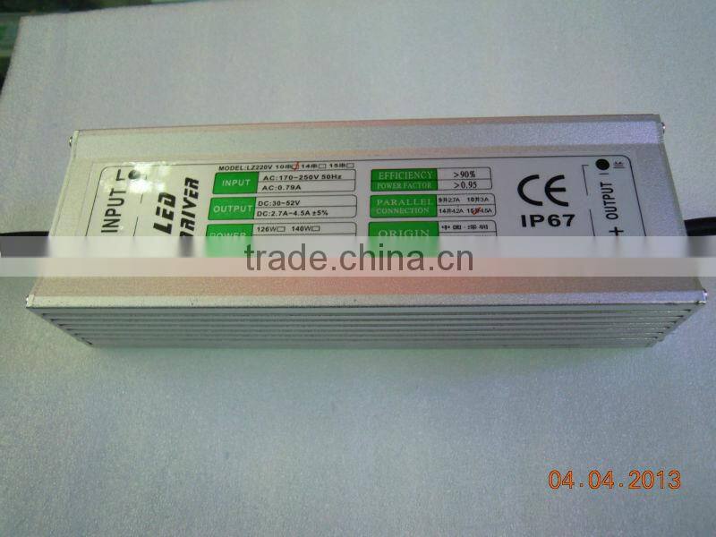 2700mA Constant current led driver 150W Waterproof ac/dc power supply