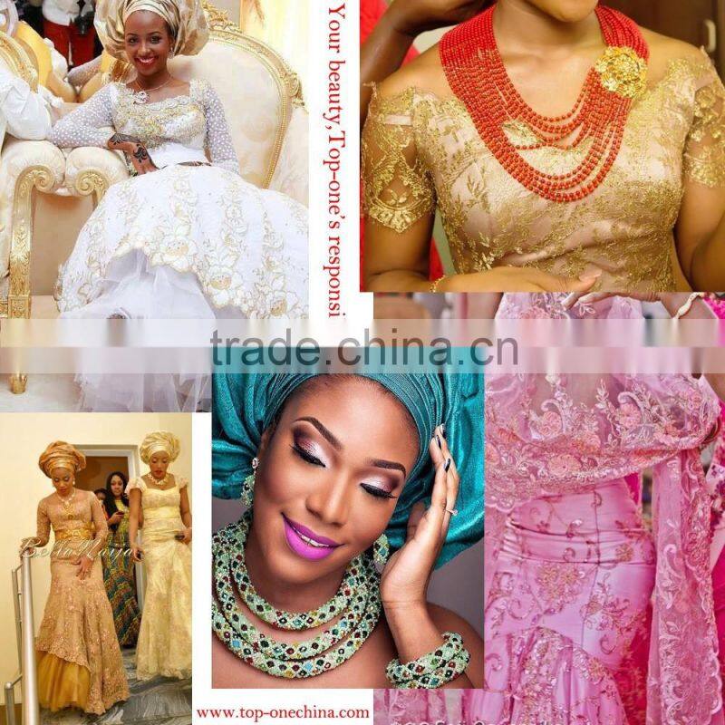 2016 Fashion jewelry display set for party/Beads jewelry set for ladies/New model jewelry set for Bride