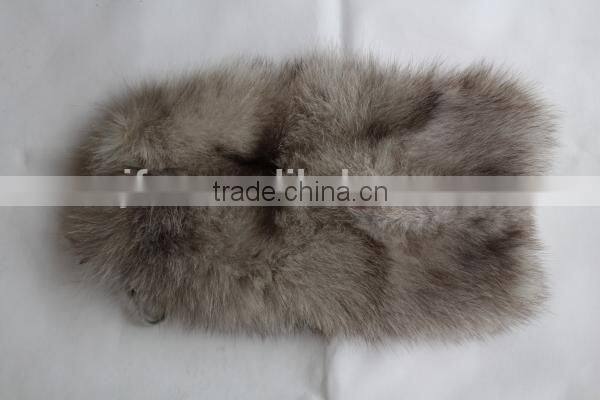 Sexy Ladies Fox Fur Leg Warmers High Knee Fur Socks Fur Boot Sleeves