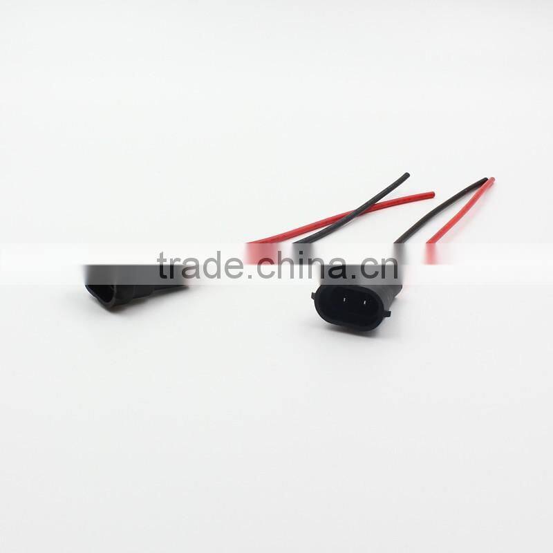 car HID LED lighting accesorry headlight fog lamps H11 socket with 15cm wires H11 Male or H11 Female