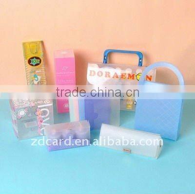 L-shaped Plastic File Folder with UV Offset Printing