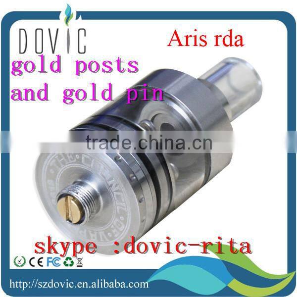 Unique design center post for airflow rda aris rda wholesale glass aris rda