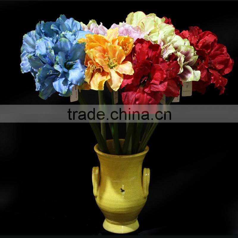 Silk single artificial hippeastrum decorative artificial flower making
