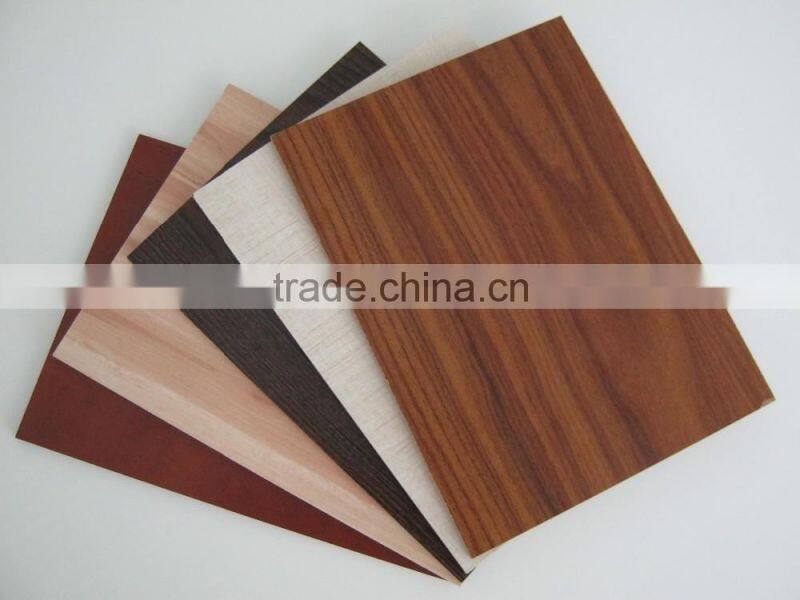 black melamine laminated MDF sheets