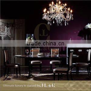 New JT03-01 marble top mdf dining table from lastest designs 2014 (China supplier)