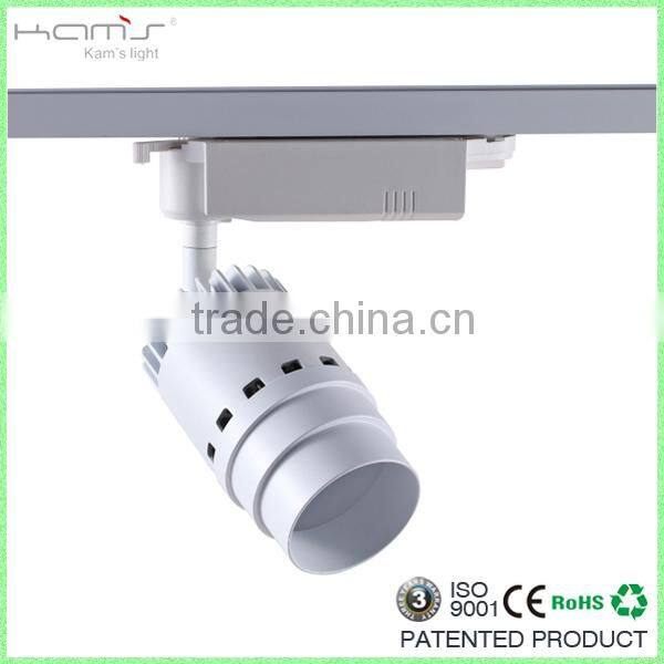 Gallery LED Track Light 3 Phase 4-Wire COB LED Tracklight 20W white and black color