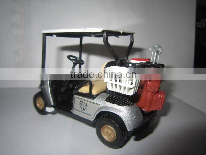 6 Color Aolly return-power Golf Car Model Toy Die cast Model