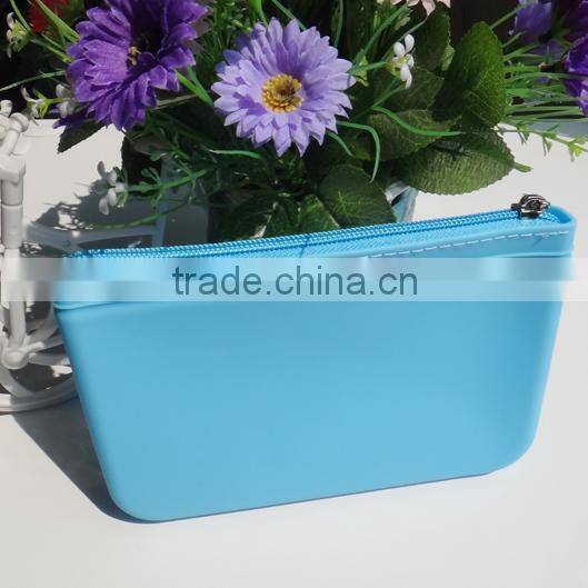 Custom Cheap Silicone Makeup Pouch With Zipper