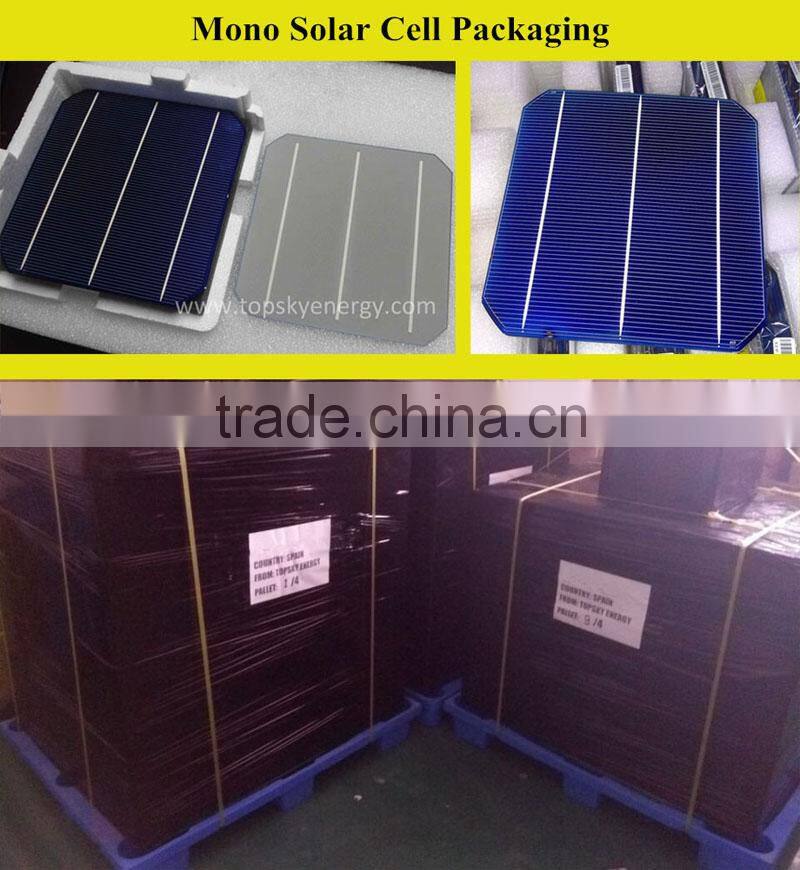 6'' mono solar cell, 19.80% Efficiency 4.72w NSP mono solar cell
