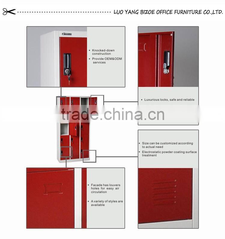 New design 15 door steel laundry locker