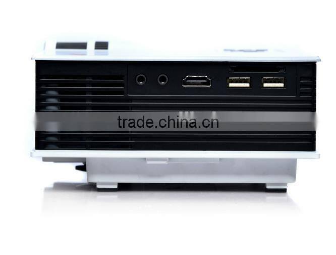 Portable Full HD 800 lumens UC40 LED Mini UNIC Projector Home Cinema Business HDMI AV SD 1080P + US/EU Plug Power Cable