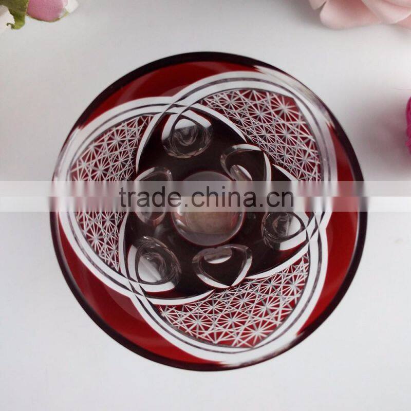 90ml beautiful crystal cup glass cup for wedding party and home